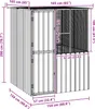 vidaXL Vogelkäfig Anthrazit 165 x 165 x 200 cm Verzinkter Produktbild-Vorschau 7