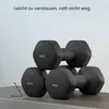 SONGMICS Hexagon Kurzhanteln 2er Set, Gusseisen Produktbild-Vorschau 6