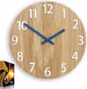 ModernClock, wanduhr, Eichenholz Uhr Amadusz weiß 33cm, Produktbild-Vorschau 1