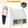 Drewniany regał dla dzieci COSTWAY, regał dziecięcy z 4 Podgląd zdjęcia produktu 3