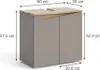 Vicco Waschbeckenunterschrank Marelle, 60 x 57.5 cm mit 2 Produktbild-Vorschau 3