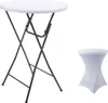 Table De Jardin Ronde. Pliable En Polyéthylène. Couleur: Voir les images du produit 5