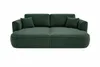BIGSOFA COZI, Dunkelgrün mit Cordbezug Produktbild-Vorschau 2