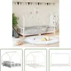 The Living Store Kinderbett Weiß 90x190 cm Massivholz Produktbild-Vorschau 1