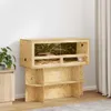 vidaXL Terrario marrone 100 x 40 x 40 cm OSB Anteprima dell’immagine prodotto 2