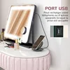HOMCOM Miroir Lumineux LED intensité miroir de maquillage 3 Voir les images du produit 4