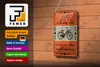 Blechschild Spruch 12x18cm Life is like riding a bike Produktbild-Vorschau 3