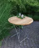 DEGAMO Gartentisch BAD TÖLZ 77cm rund klappbar, Flachstahl Produktbild-Vorschau 2