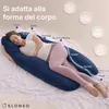 Cuscino per chi dorme sul fianco ELONEO con fodera, cuscino Anteprima dell’immagine prodotto 8