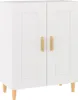 vidaXL Sideboard Weiß 69,5x34x90 cm Holzwerkstoff Produktbild-Vorschau 2