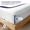 Wasserdichte atmungsaktive Matratzenauflage 180x200 mit Produktbild-Vorschau 4