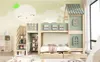 Kinder-Etagenbett 90x200 cm aus Kiefernholz & MDF Hausbett Produktbild-Vorschau 8