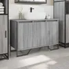 vidaXL Vanity unit grey Sonoma 91x35x60 cm materiál na bázi Náhled obrázku produktu 3