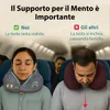 FLOWZOOM COMFY Cuscino da viaggio memory foam 360°, grigio Anteprima dell’immagine prodotto 3
