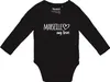 Huuraa Baby Body Marseille my love 74 Black  Baumwolle Produktbild-Vorschau 1