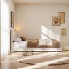 ProximaX Beige Samtbett (90 x 200 cm), LED-Beleuchtung, Produktbild-Vorschau 9