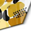 DEQOART Glasbild Echtglas 40x35 cm 'Goldener Tanz' Wandbild Produktbild-Vorschau 4