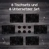 Tischset 6x45x30 cm + 6x10fi cm Platzset Tischmatte Produktbild-Vorschau 4
