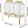 SucceBuy Getränkespender 2x8L mit Zapfhahn für Partys, Produktbild-Vorschau 7