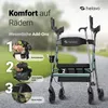 Helavo Extra breiter Schwerlastrollator Arthritis-Rollator Produktbild-Vorschau 8