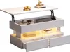 Sweiko 120 x 50 x 46 cm Anhebbarer CouchtischSofatisch mit Produktbild-Vorschau 8