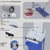 Collage of images and text detailing the features of an autoclean mop system. Anteprima dell’immagine prodotto