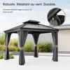 PURPLE LEAF Hardtop Pavillon 3x4m wasserdicht winterfest Produktbild-Vorschau 6