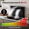 LEVIVO A++ cofano aspirante downdraft 60cm ricircolo e Anteprima dell’immagine prodotto 2