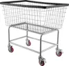 SucceBuy Wäschewagen aus Draht, 4,5 Scheffel, 35" x 15,7" x Produktbild-Vorschau 1