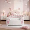 UnboxG Kinderbett 90x200 cm mit Kaninchen-Motiv, Produktbild-Vorschau 9