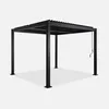 Pergola bioclimatica 3x3m in alluminio e acciaio, lamelle Anteprima dell’immagine prodotto 1