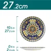A decorative plate with dimensions indicated. Náhled obrázku produktu