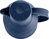 A top-down view of a navy blue Emsa thermos. Voir les images du produit