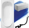 BADLAND Badewanne Rechteck Medium 160x75 mit Acrylschürze, Produktbild-Vorschau 8