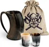 VIKING CRAFT® Trinkhorn Wikinger Krug 600ml - Extra großer Produktbild-Vorschau 1