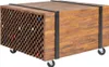 Beistelltisch Teak 60x60x38 cm Produktbild-Vorschau 1