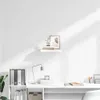 vidaXL Plovoucí police ve vysokém lesku bílá 40x23x3,8 cm Náhled obrázku produktu 3