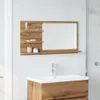 Armoire à miroir de salle de bain chêne artisanal 90x11x45 Voir les images du produit 3