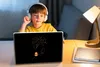 MuchoWow® Laptop Aufkleber Sticker Cover Frau - Gold - Produktbild-Vorschau 3