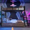 Merax Lit superposé 140x200 cm, lit d'enfant avec bureau, Voir les images du produit 2