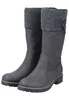 A pair of grey winter boots with a grey felt cuff. Anteprima dell’immagine prodotto