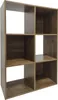 Standregal Eiche 6 Fächer 60 x 90 x 30 cm vielseitig als Produktbild-Vorschau 2