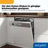 Exquisit Einbau-Geschirrspüler EGSP6312-EB-030E inox | 12 Produktbild-Vorschau 3