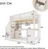 Flieks Patrová postel 90x200cm s psacím stolem a úložným Náhled obrázku produktu 4
