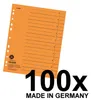 FALKEN 80001704 Trennblatt,230 G,100St. orange Vista previa de la imagen del producto 5