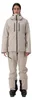 CMP Damen Stretch Skijacke Clima Protect mit Kapuze beige Produktbild-Vorschau 4