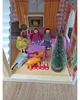 Drewniany domek dla lalek led XXXL 60x33x90cm + 3 lalki + 2 Podgląd zdjęcia produktu 5