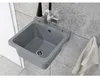 Granitan | Lavello da lavoro - ORTA - con sifone - Grigio - Anteprima dell’immagine prodotto 4