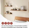 WOLTU Bilderleiste 3er Set, Fotoleiste Bilderregal Produktbild-Vorschau 6