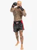 Herren Thaibox-Hose SORRENTO Black/Red/Grey XXL Tapout Produktbild-Vorschau 4